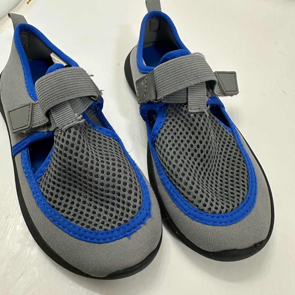 Gray and Blue Water Shoes